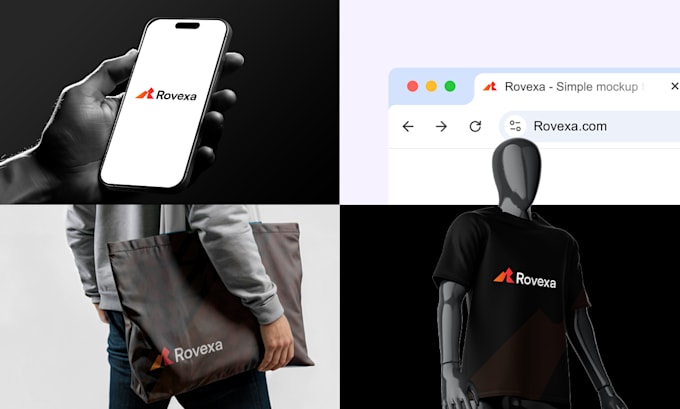 Design modern minimalist logo with branding kit and visual identity ...