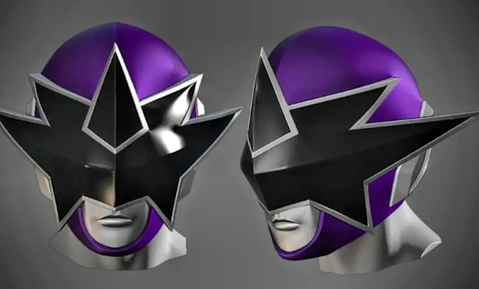 sculpt custom 3d mask, helmet cosplay armor face model 3d head for 3d printing
