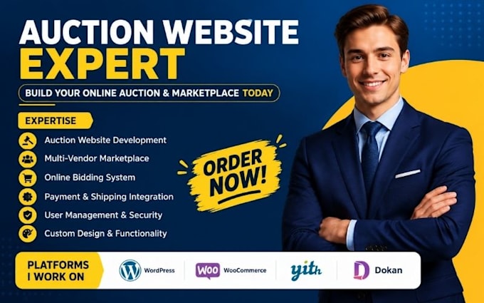 build auction website online bidding marketplace website multivendor website