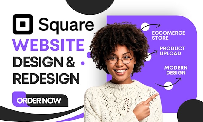 build square website design, square online store, redesign square website