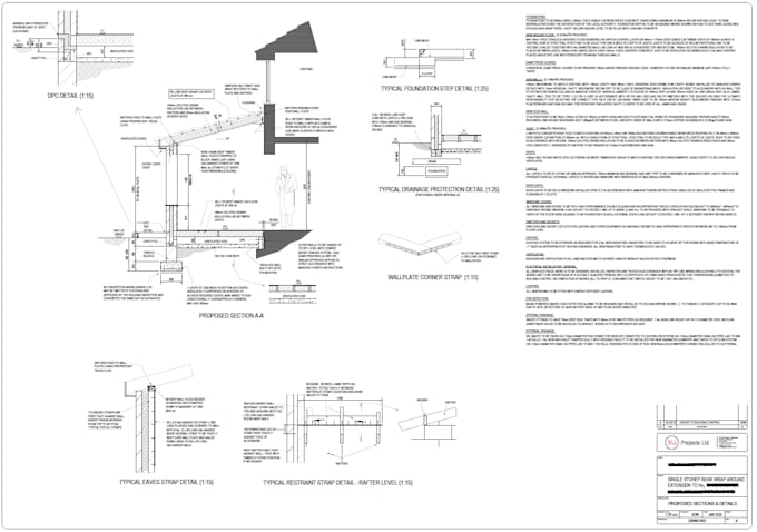 draw detailed UK planning and permitted development drawings