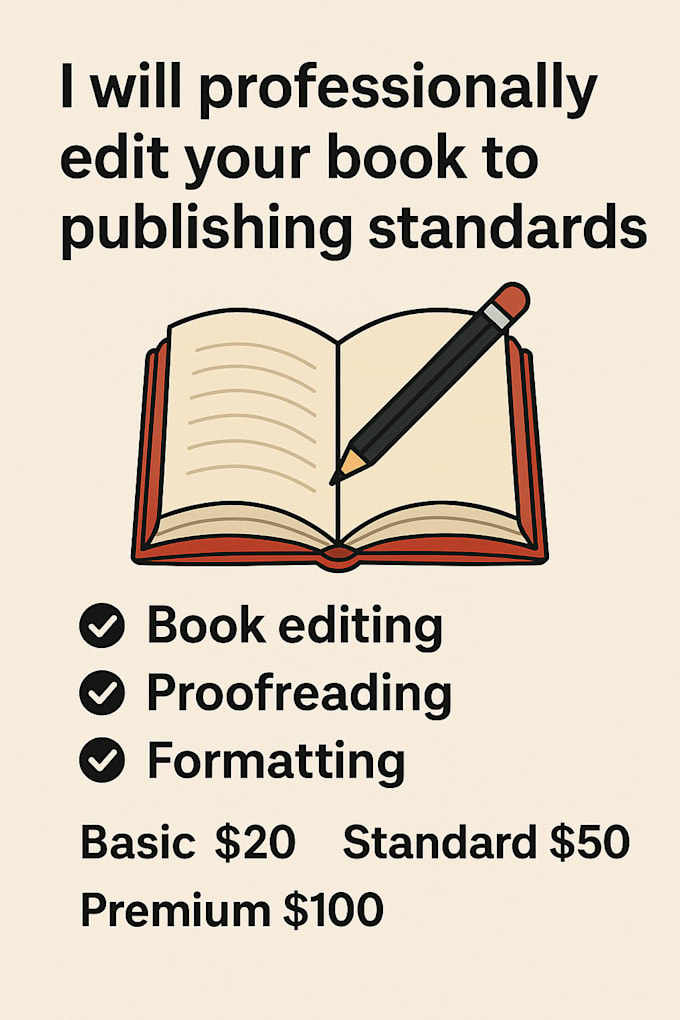 professionally edit your book to publishing standards