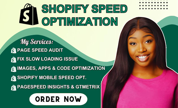 speed up shopify store, fix slow website, and optimize performance, speed expert
