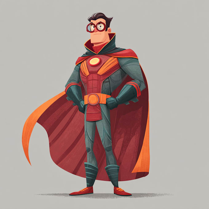 create unique superhero and villain character design