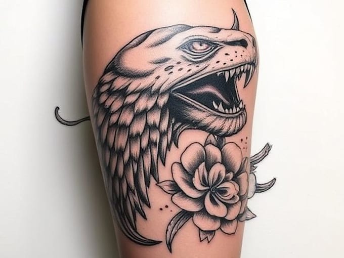 design a unique realistic tattoo for you