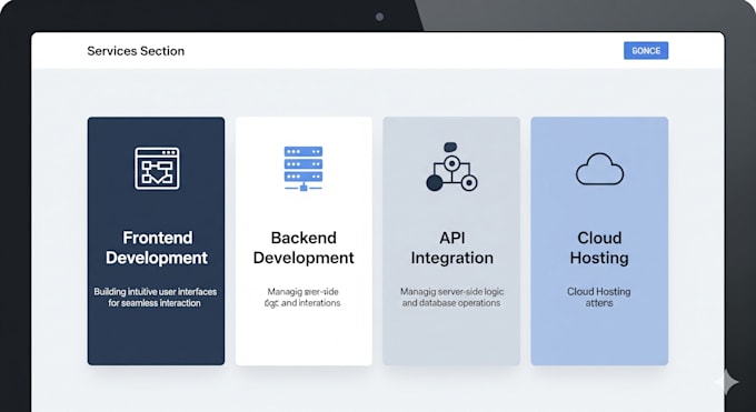 create websites as a full stack react node next js developer