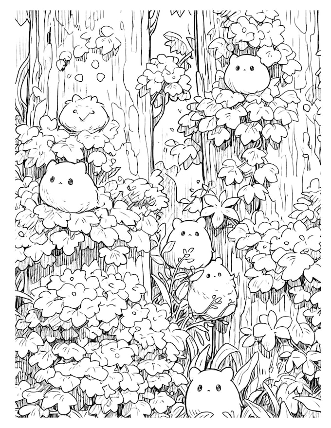 create amazing colouring book pages