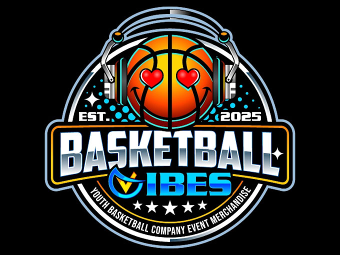 design wonderful basketball logo