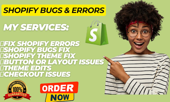 fix shopify checkout issues fix shopify bugs shopify store optimization