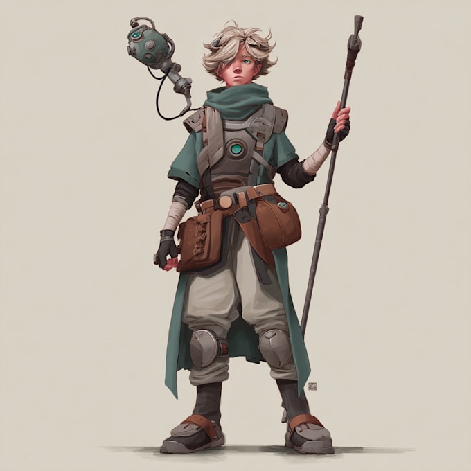 draw concepts for sci fi and fantasy weapons