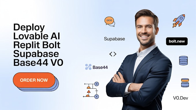 build deploy lovable ai replit bolt lovable supabase base44 v0  ai developer