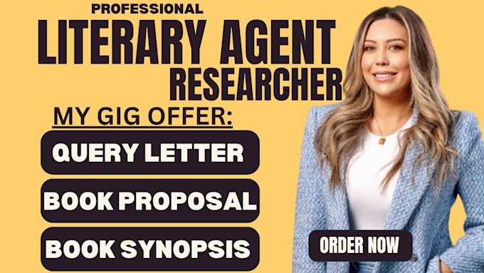 submit your book to active literary agents, write query letter, book proposal
