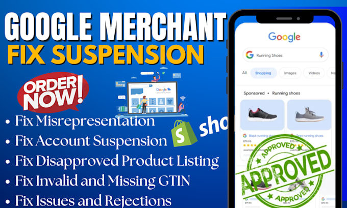 fix google merchants center disapproved product listing and get approved
