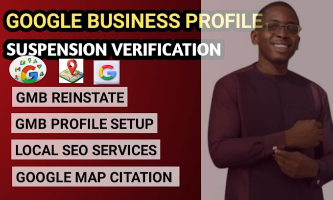setup, do google business profile verification and reinstate suspended gmb