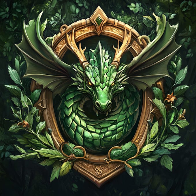 make a fantasy game logo