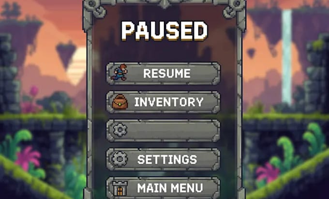 design professional game UI UX for mobile and unity games