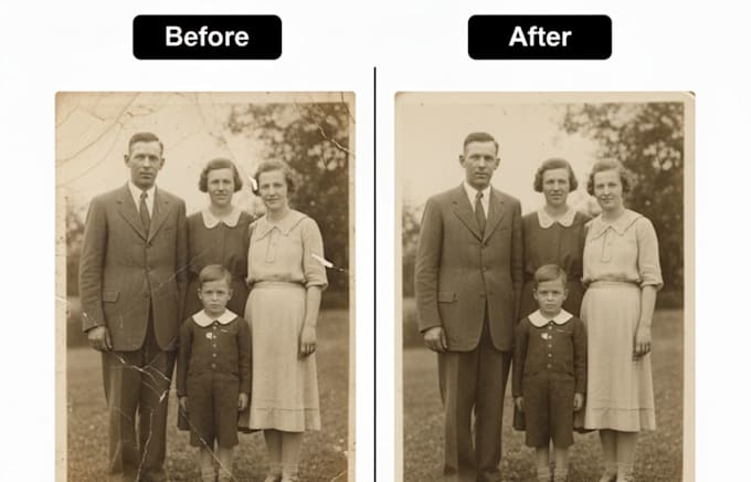 restore old photos in 24 hours