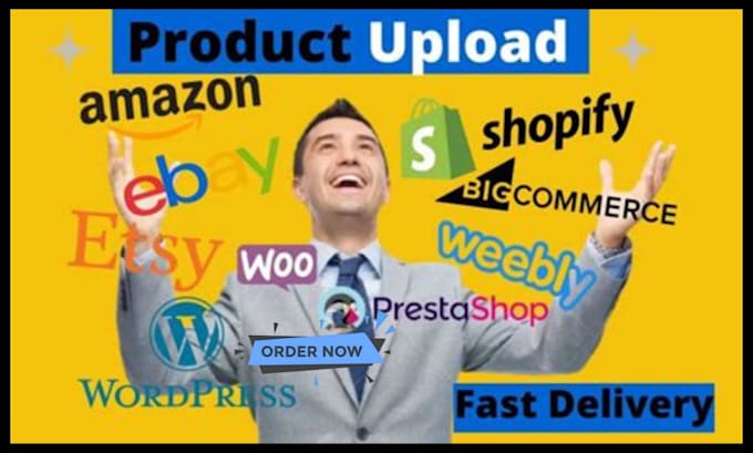 do product upload bulk upload and data entry for shopify woocommerce amazon