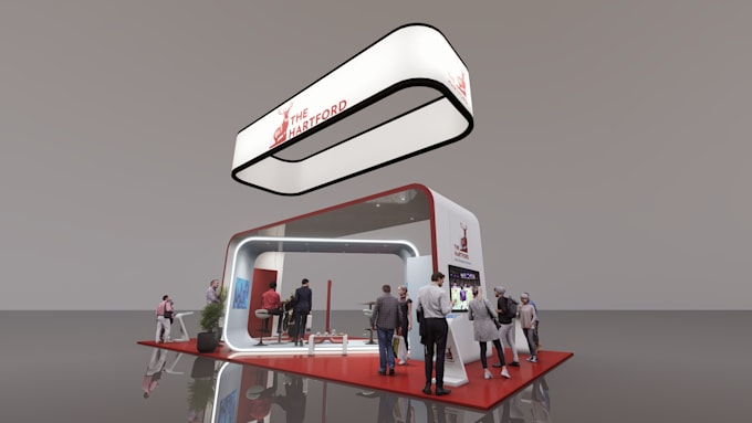 design 3d custom exhibition booth stands bematrix