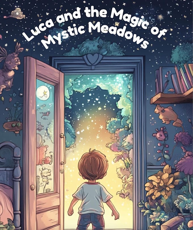 create colourful book illustrations and book covers