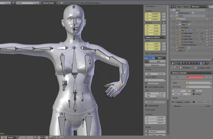 produce 3d second life character 3d rigging  character rigging  3d animation