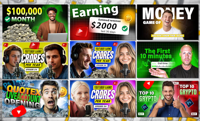 design high CTR youtube thumbnails that attract viewers