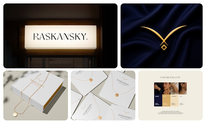 design a high end corporate identity and brand style guide