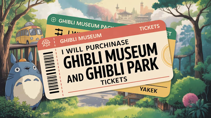 purchase ghibli museum tickets and ghibli park reservations in tokyo, japan
