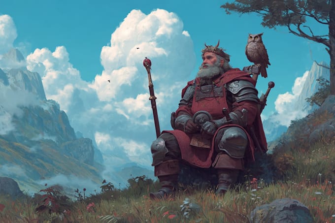 design a fantasy, dark fantasy character concept