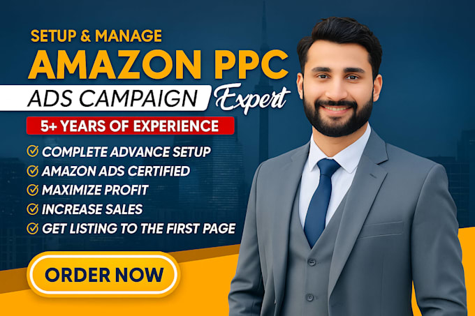 setup, manage, optimize amazon PPC ads campaign, expert amazon PPC manager