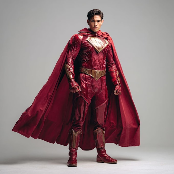 design superhero characters for comics, games, or animation
