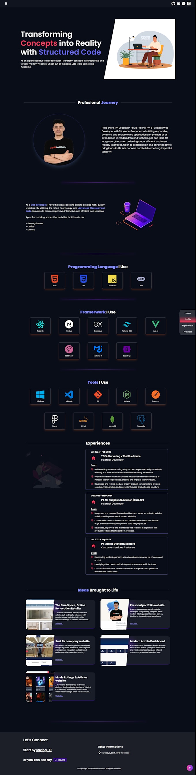 convert your design to responsive website with modern frontend