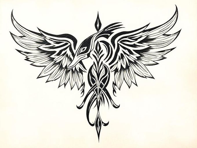 design a polynesian maori tribal tattoo