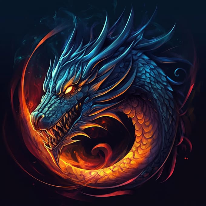 create a fantasy game logo