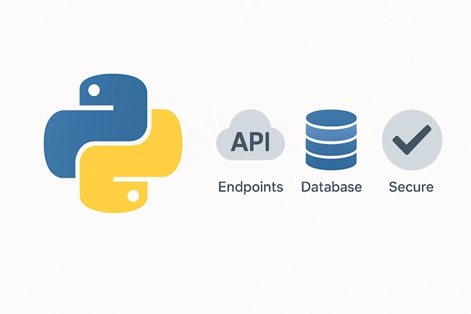 build a secure rest API in python fastapi or flask