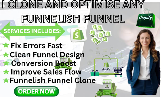 professionally clone and optimize your funnelish funnel for sales growth
