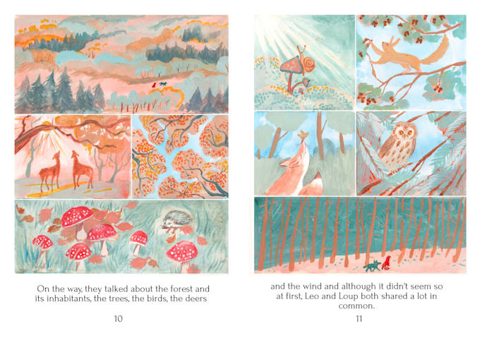 illustrate your kidlit book hand drawn mixed media