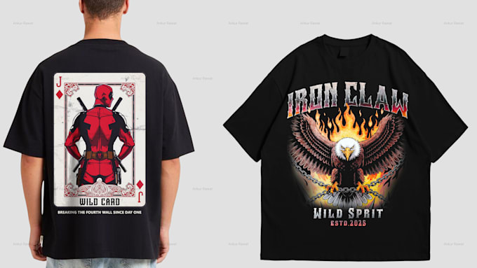 create premium creative custom tshirt designs for your brand