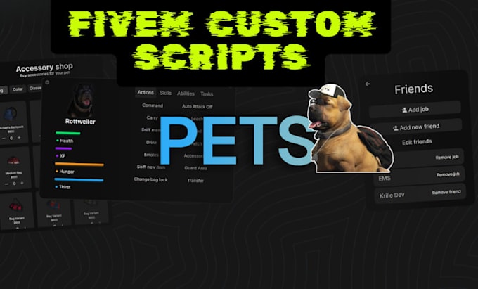 create custom fivem script, fix scripts, esx, gta, qbcore, fivem dev, roleplay