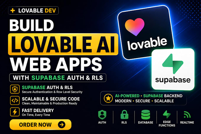 build and fix your lovable ai website, lovable dev app, supabase saas mvp