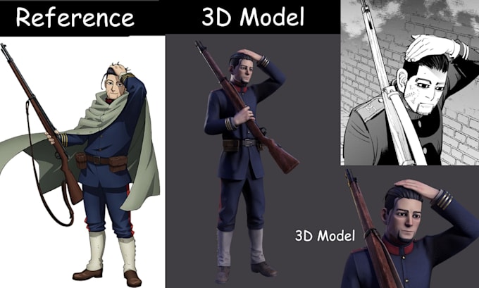 convert 2d image to 3d model to stl scan cleanup model picture to 3d printing