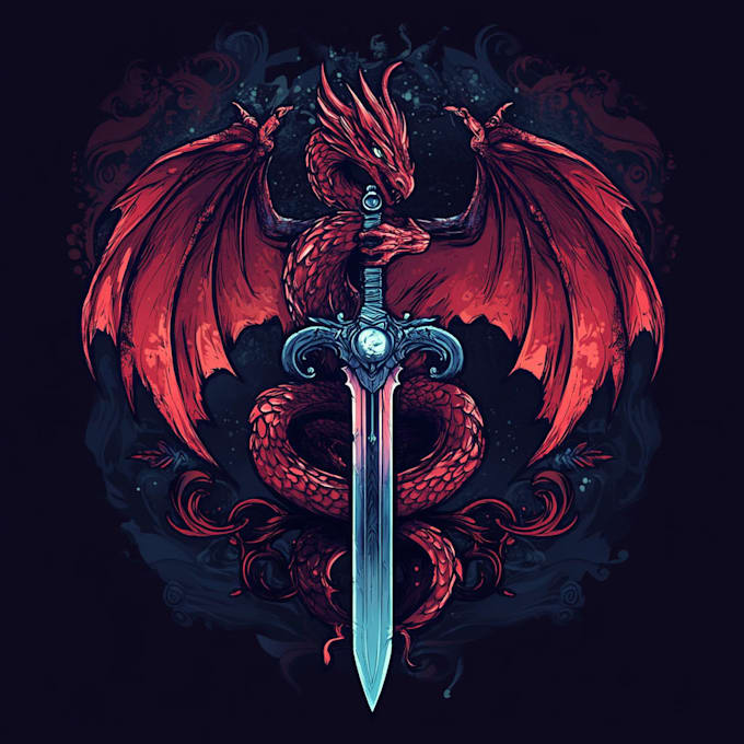 create logo designer anime, fantasy