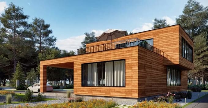 draw house plans and do 3d architectural visualization in lumion