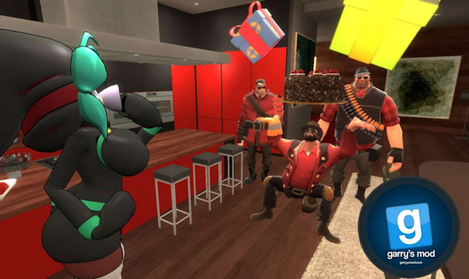 port, edit, create custom 3d gmod playermodel sfm model mmd garrys model, fivem
