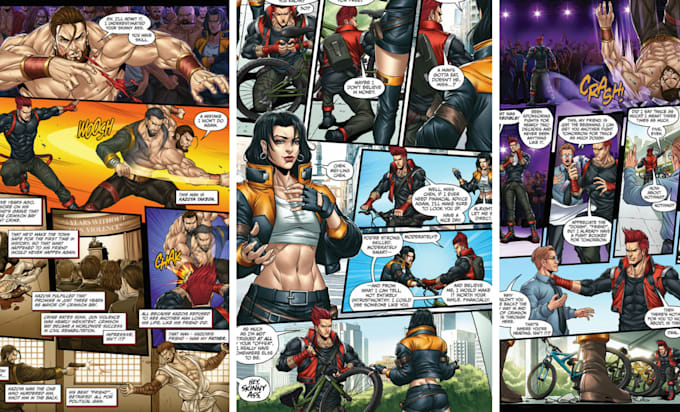 draw professional superhero comic book,cover artist illustration graphic novel