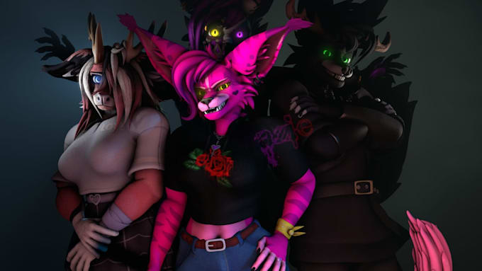 create, port custom sfm model, gmodplayermodel, tf2, lf4d2, fnaf, vrchat avatar