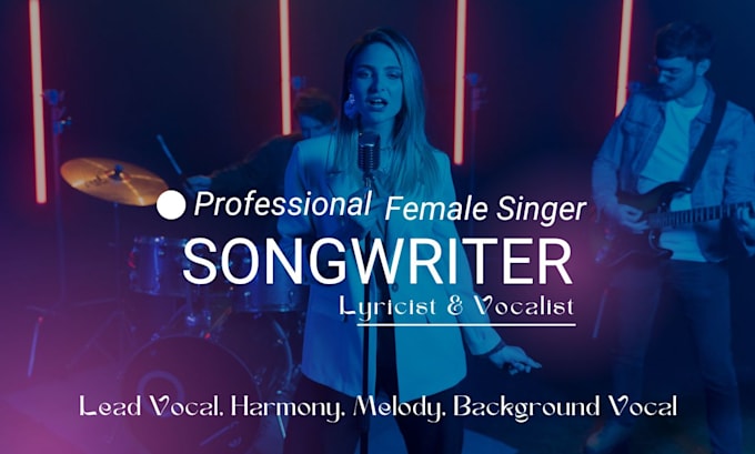 write record korean japanese edm female singer soulful pop edm trance vocalist