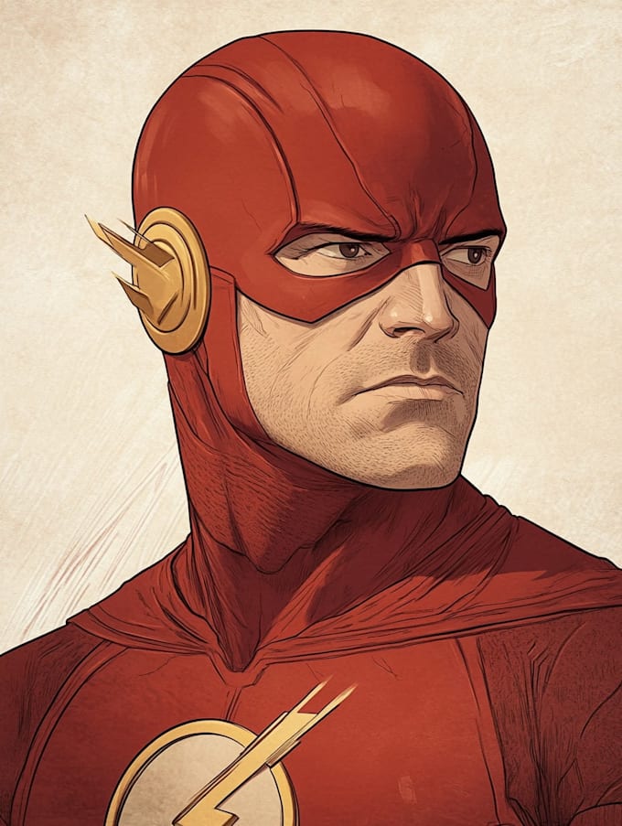 superhero character for comics