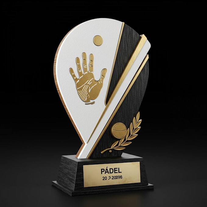 do trophy and awards design for you