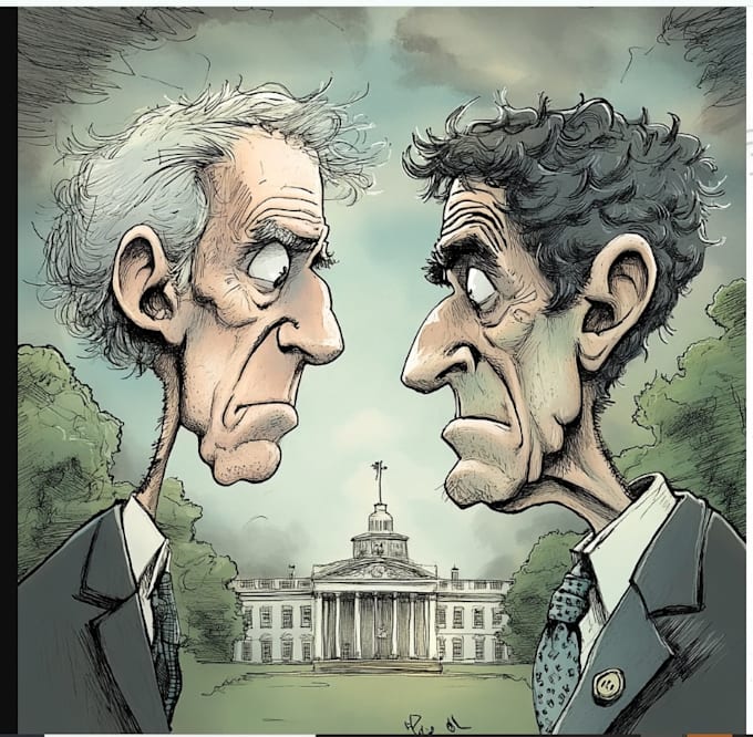 do a political cartoon art